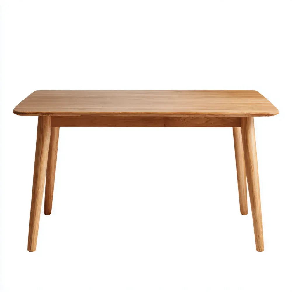Dining Table Solid Wood 150x80x75 cm – Natural – Scandinavian Style